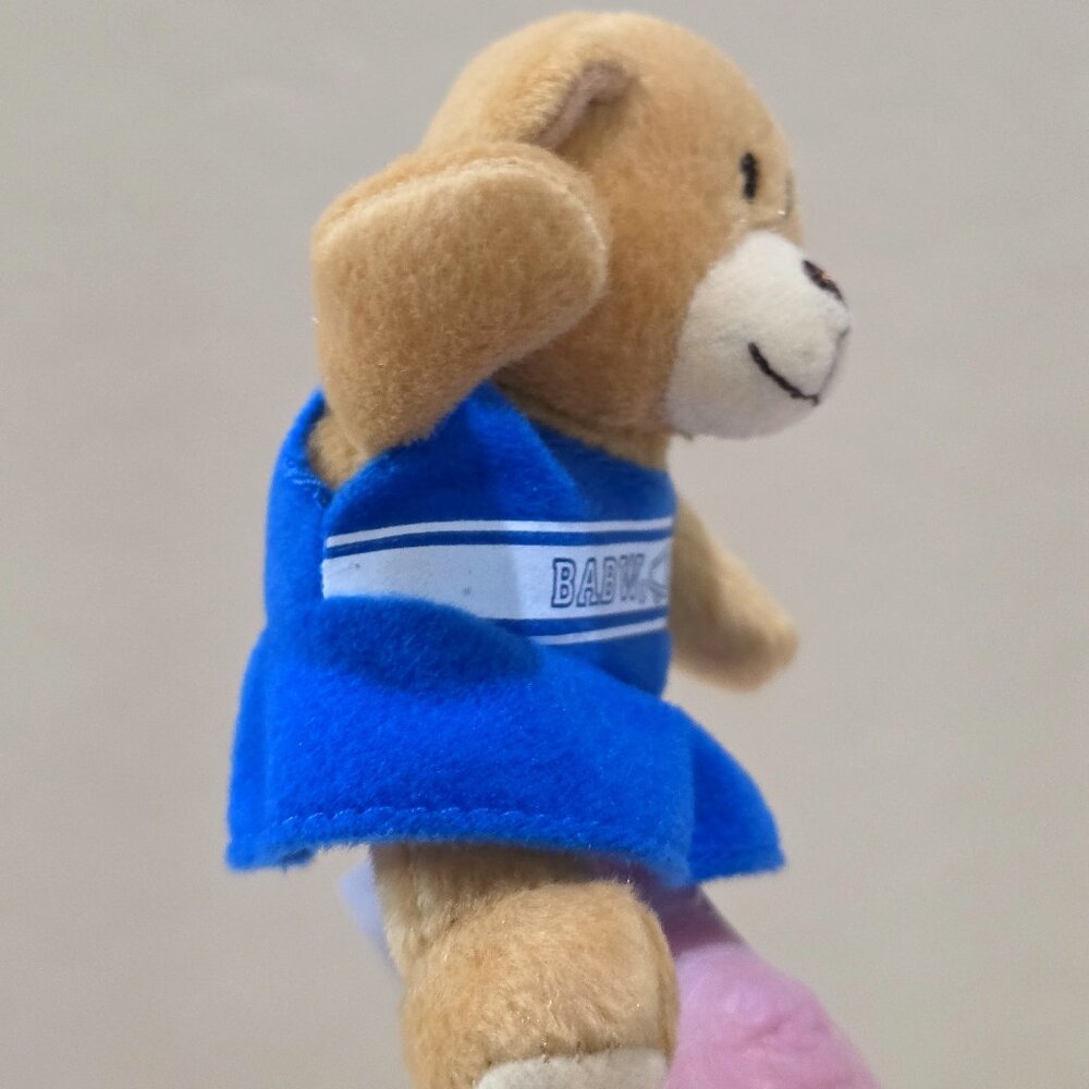 NIP 2006 Build a Bear Read Teddy Cheerleader Outfit #8 McDonalds HM Plush Toy - Picture 2 of 8